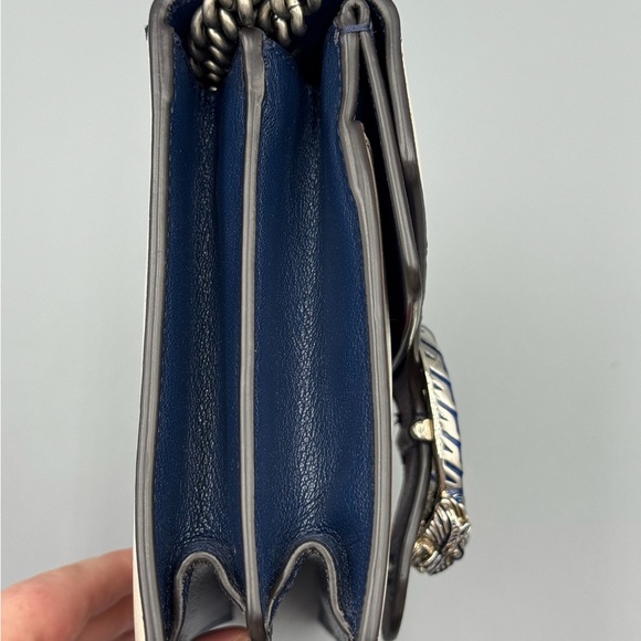 Gucci Red and Blue Striped Medium Dionysus - Picture 6 of 15